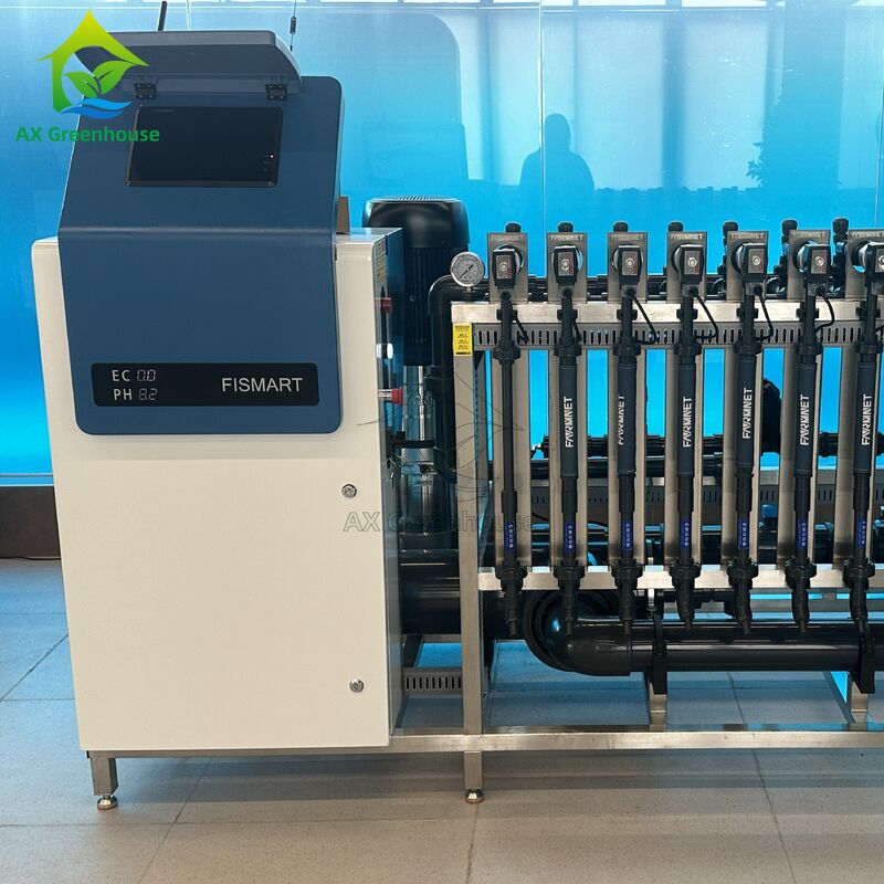 FISMART-C Μηχανή λιπασμάτων σταγονόκρεμασης με 9 κανάλια λιπασμάτων 304 πλαίσιο από ανοξείδωτο χάλυβα και ακριβής έλεγχος EC/PH
